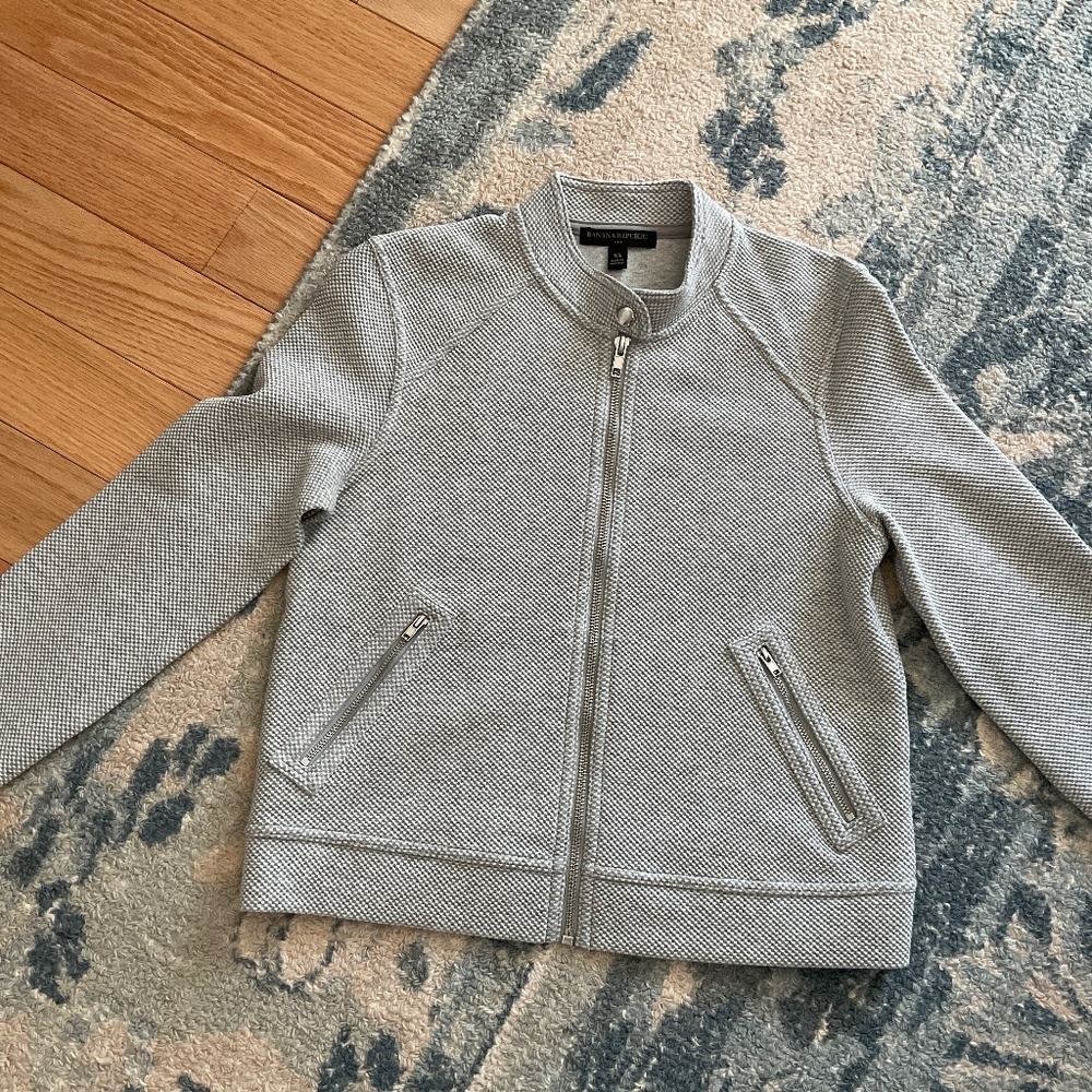 Women’s Banana Republic Tweed Moto Jacket XS